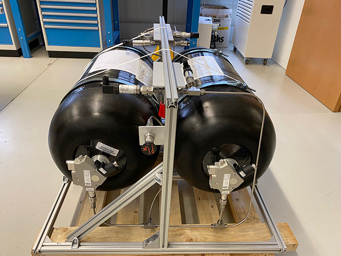 Wasserstoff als Energiespeicher zum elektrischen Laden von Fahrzeugen